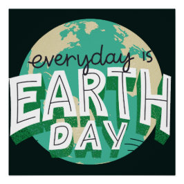 Pôster Dia a dia o planeta Planeta Natureza Poster