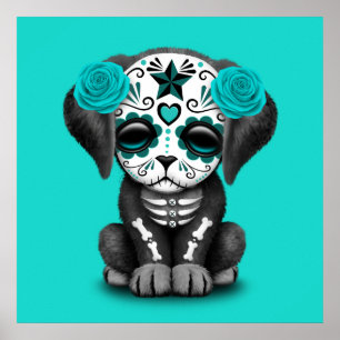 Poster Dia Azul do Cachorro Louco Morto