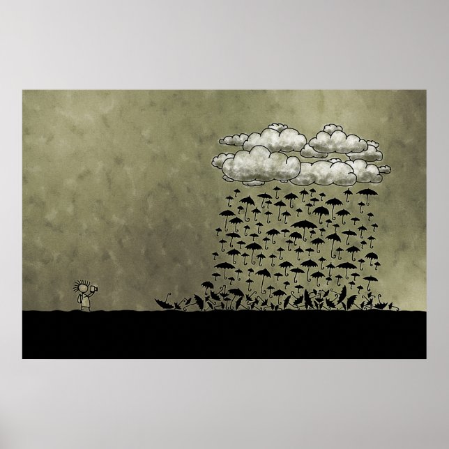 Pôster dia chuvoso (Frente)