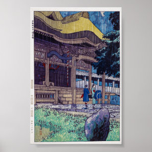 Pôster Dia chuvoso oriental legal de Shiro Kasamatsu do