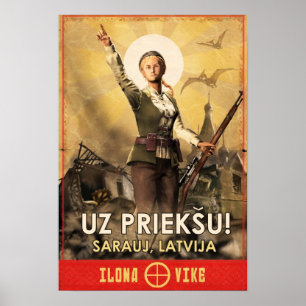 Poster Dia D de Dino: Ilona Vike