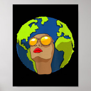 Poster Dia da Árvore Crianças do Dia da Terra Meninos Hom