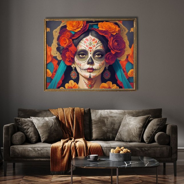 Poster Dia Da Catrina Dos Mortos 1 (Criador carregado)