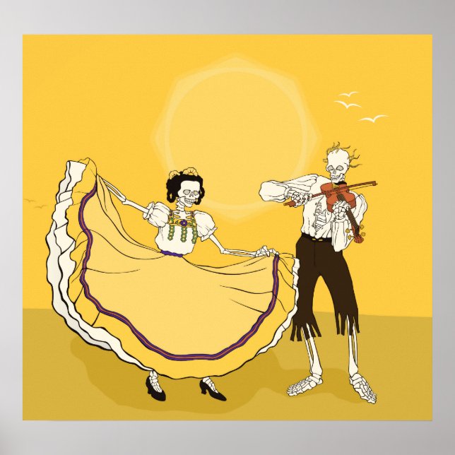 Pôster Dia da Celebração Morta (Frente)