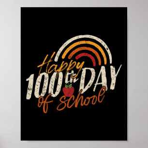 Poster Dia Da Escola 2025 Professor 100 Dias De Escola