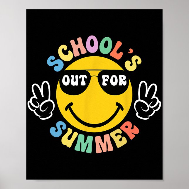 Poster Dia da Graduação Escolar Escolas De Groovy Somam (Frente)