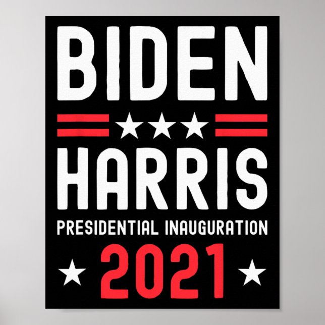 Poster Dia da Inauguração de Harris 2021 Merchan comemora (Frente)