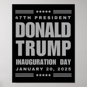 Poster Dia da Inauguração do Presidente Donald J. Trump 2