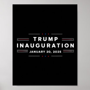 Poster Dia da Inauguração do Presidente Donald Trump 2025