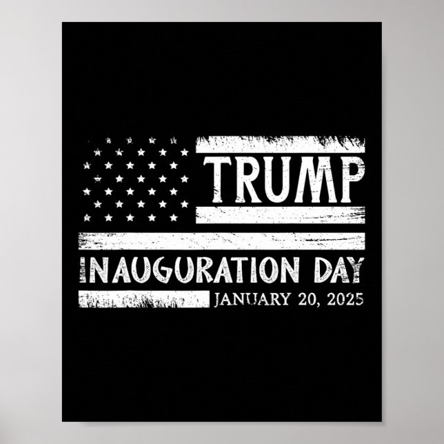 Poster Dia da Inauguração do Presidente Donald Trump 2025 (Frente)
