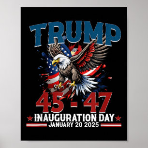 Poster Dia da Inauguração do Presidente Donald Trump 2025