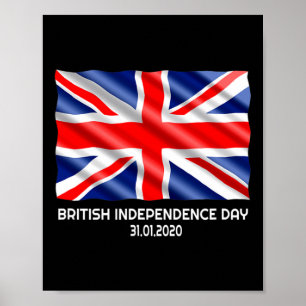 Poster Dia da Independência Britânica Gif do Dia de os na