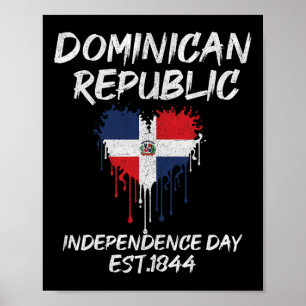 Poster Dia da Independência Celebração da República Domin