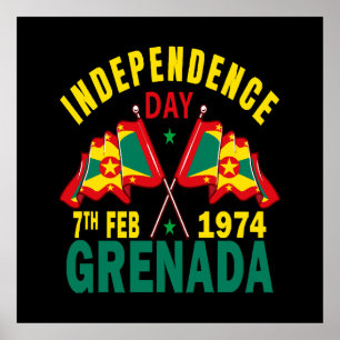 Poster Dia da Independência de Granada