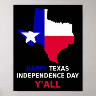 Poster Dia da Independência do Texas