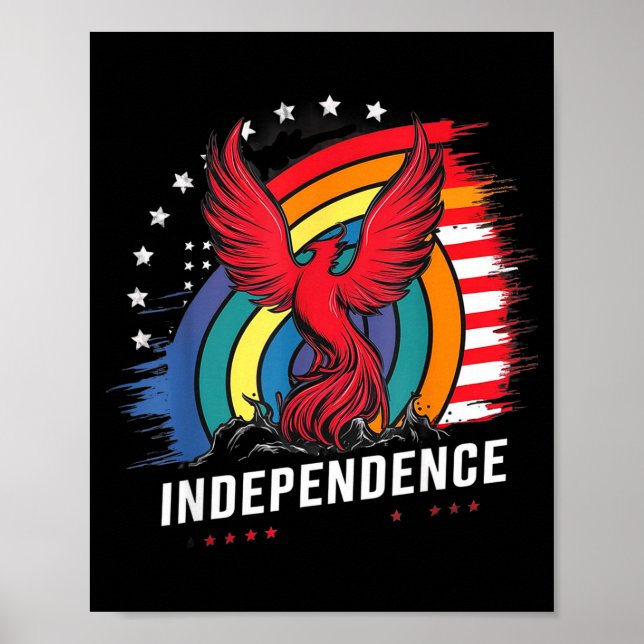 Poster Dia da independência dos EUA (Frente)