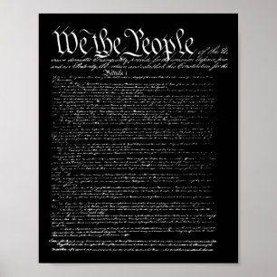 Poster Dia da Independência Preâmbulo da Constituição Nós
