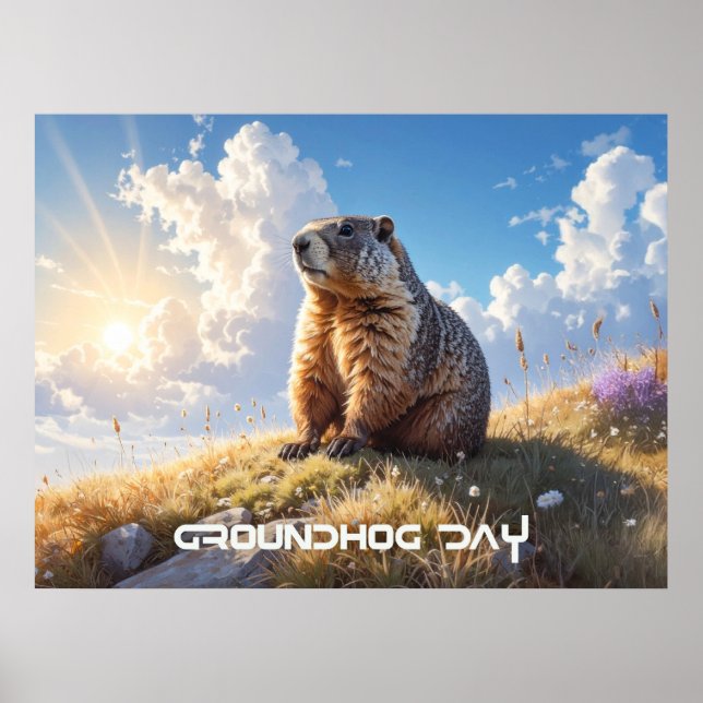 POSTER DIA DA MARMOOTA (Frente)