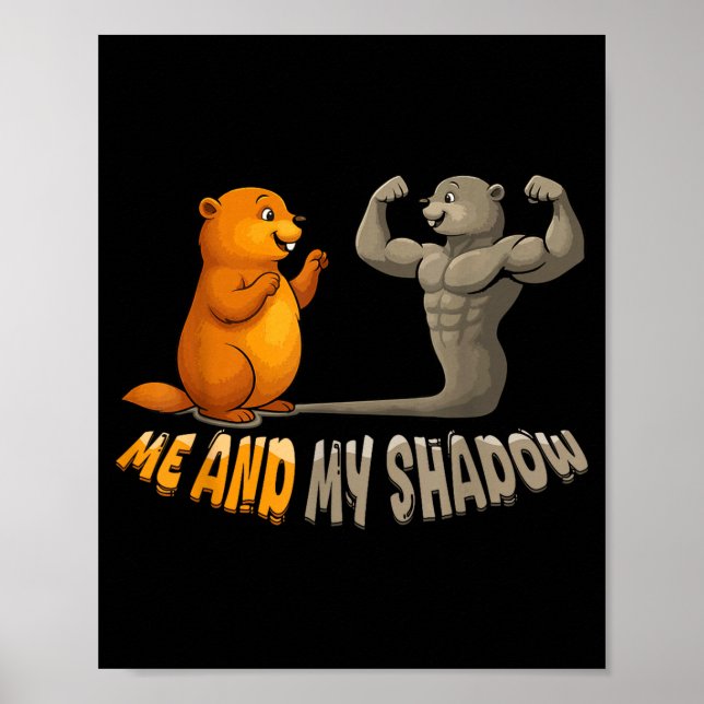 Poster Dia da Marmota Divertido  (Frente)