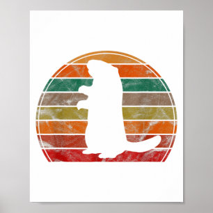 Poster Dia da Marmota Fantoche de Sombra Engraçado