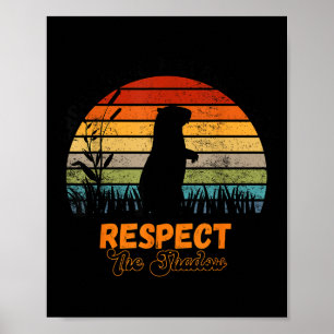 Poster Dia da Marmota Respeito à Vida Selvagem Pôr do Sol