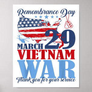 Poster Dia da Memória 29 de março Veterano da Guerra do V