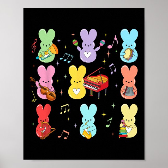 Poster Dia da Páscoa de Professores de Música (Frente)