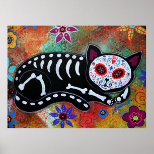 Pôster Dia da pintura inoperante do EL Gato do gato