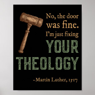 Poster Dia da Reforma Cristã Reformada de Martin Luther