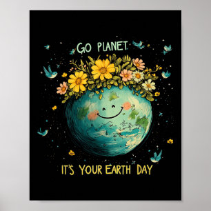 Poster Dia da Terra 2025 Planeti T's O Dia da Terra