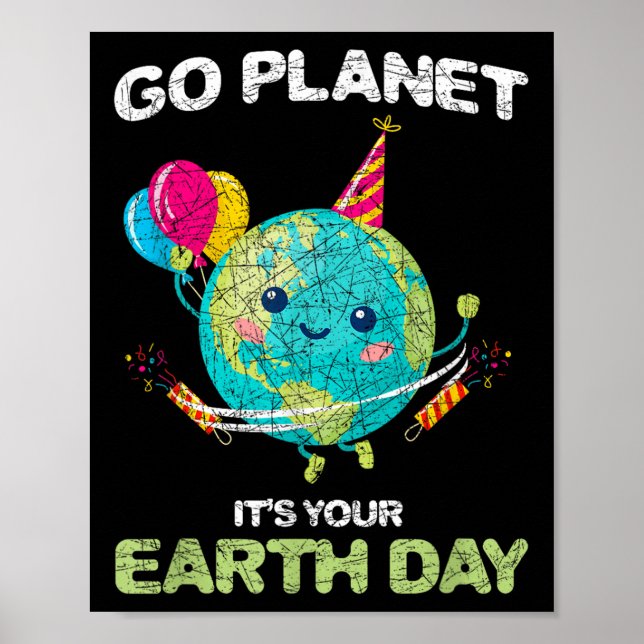 Poster Dia da Terra Engraçado (Frente)