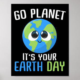 Poster Dia da Terra Gira Planeta Dia da Terra