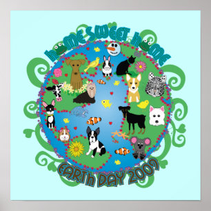 Poster Dia da Terra Home doce Home 2009