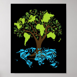 Poster Dia da Terra Oferece Ecologia e Ciência Ambiental