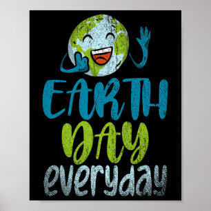 Poster Dia da Terra Planeta do Dia a Dia Aniversário Terr
