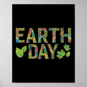 Poster Dia da Terra Proteção Ambiental Salvar Árvore &amp