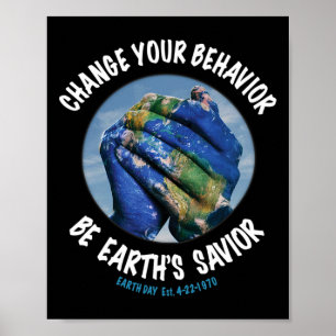 Poster Dia da Terra Salve A Planta Planeta Mais Árvores L
