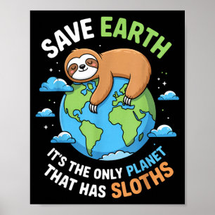 Poster Dia da Terra salve a Terra o único planeta que tem