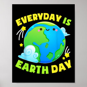 Poster Dia da Terra T Camisa Para Homens Homens Dia da Te
