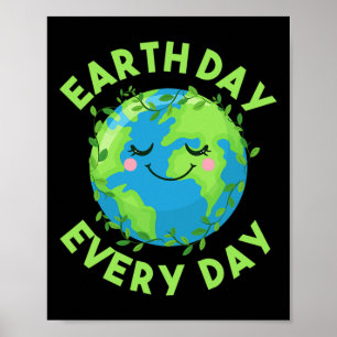 Poster Dia da Terra Todo Dia Ama O Ambiente