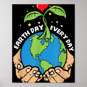 Poster Dia da Terra Todos os Dias - Greve Climática &amp;