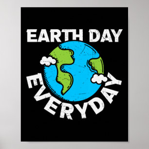 Poster Dia da Terra Todos Os Dias O Arco-Íris Torna A Ter