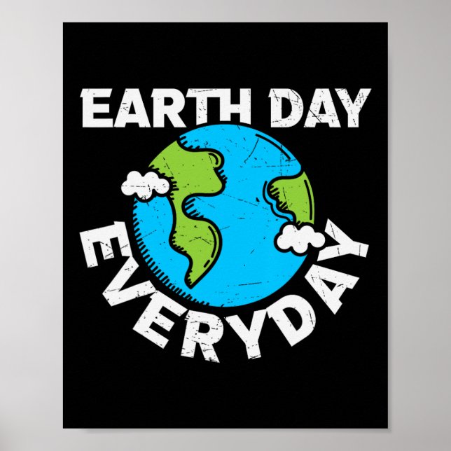 Poster Dia da Terra Todos Os Dias O Arco-Íris Torna A Ter (Frente)