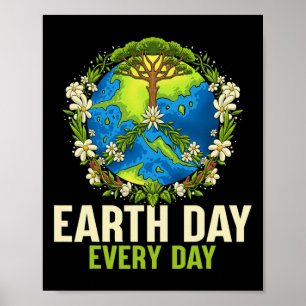 Poster Dia Da Terra Todos Os Dias Oferece Presentes Para