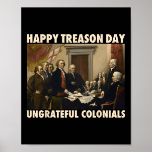 Poster Dia da Traição Coloniais Ingratos Engraçados 4 De