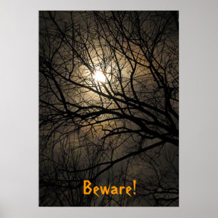 Poster Dia das Bruxas da Lua Mística