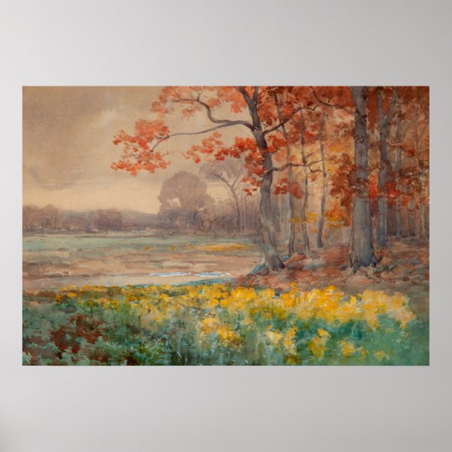 Poster Dia das Cinzas Amarelas, 1911 (Frente)