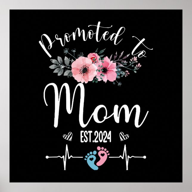 Poster Dia das Mães Engraçado com Florais 2024 (Frente)