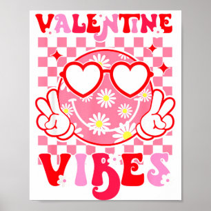Poster Dia das Meninas de São Valentim Rosto Sorridente F
