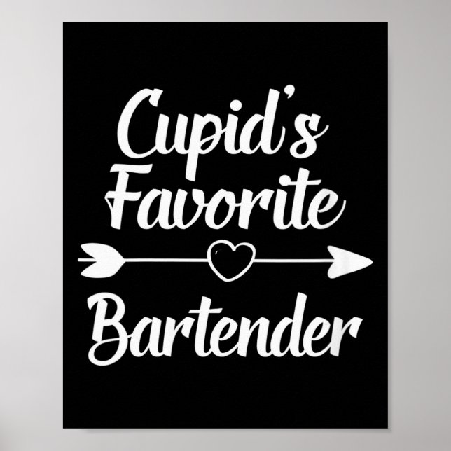 Poster Dia das Mulheres Cupids Bartender Favorito V- (Frente)